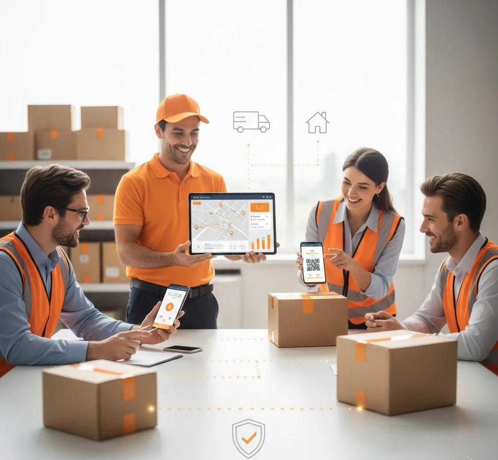 لوحة تحكم إدارة التوصيل